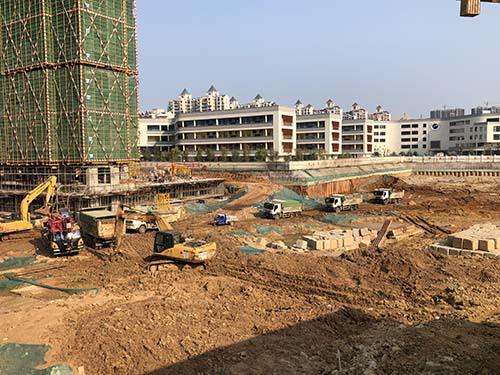 中國安能第二工程局湖畔學苑項目部“戰(zhàn)疫情，抓復工”