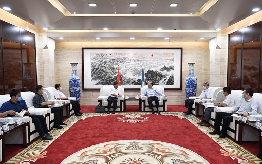 國家電網(wǎng)有限公司總經(jīng)理、黨組副書記辛保安會見寧夏回族自治區(qū)副主席吳秀章
