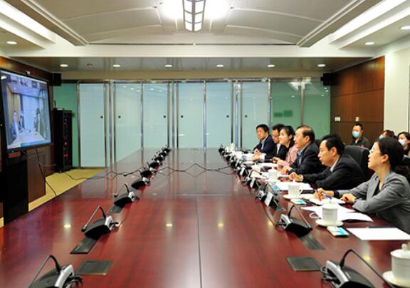 辛保安總經(jīng)理與SAP公司全球執(zhí)行董事會成員、全球業(yè)務(wù)總裁傅美黛舉行視頻會談