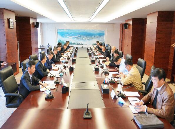 中國能建黨委書記、董事長宋海良拜會三峽集團董事長雷鳴山