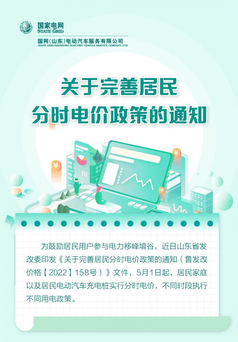 山東居民分時電價政策，5月1日開始執(zhí)行！