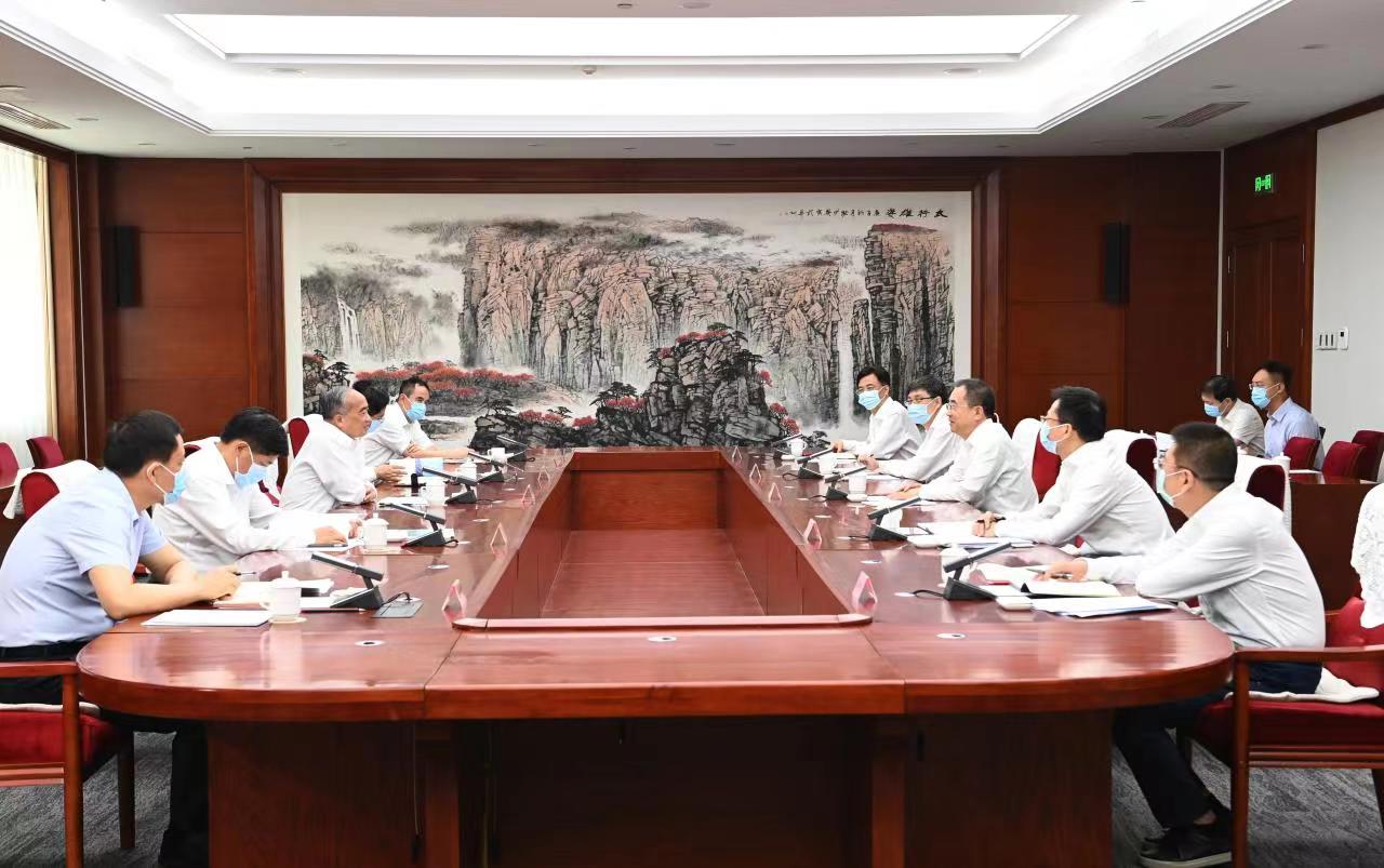 鄒磊拜會山西省委書記、省人大常委會主任林武
