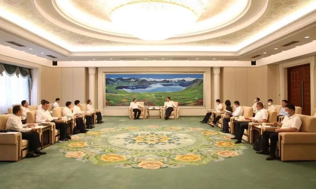 中國能建黨委書記、董事長宋海良拜會吉林省委常委、長春市委書記張志軍