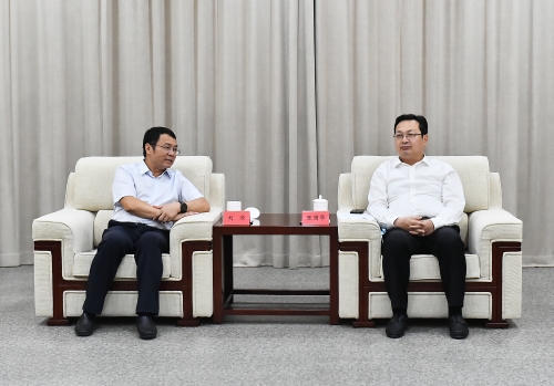 劉源拜會河北省委常委、副省長，雄安新區(qū)黨工委書記、管委會主任張國華