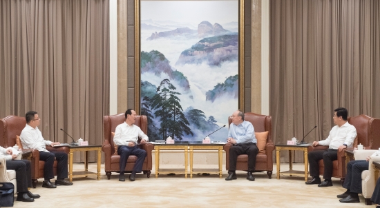中國電建集團(tuán)公司黨委書記、董事長(zhǎng)丁焰章拜會(huì)福建省委書記尹力、省長(zhǎng)趙龍