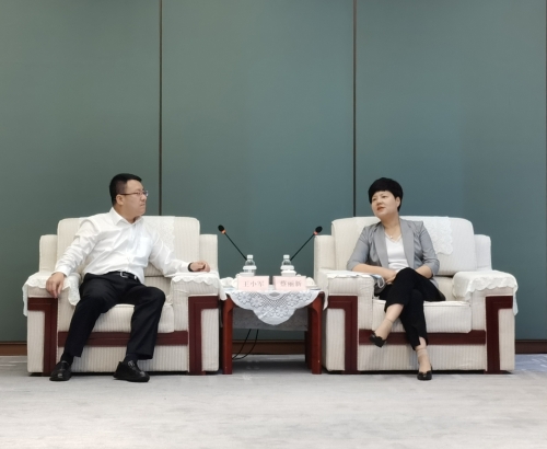 王小軍拜會廣西壯族自治區(qū)黨委常委、常務副主席蔡麗新