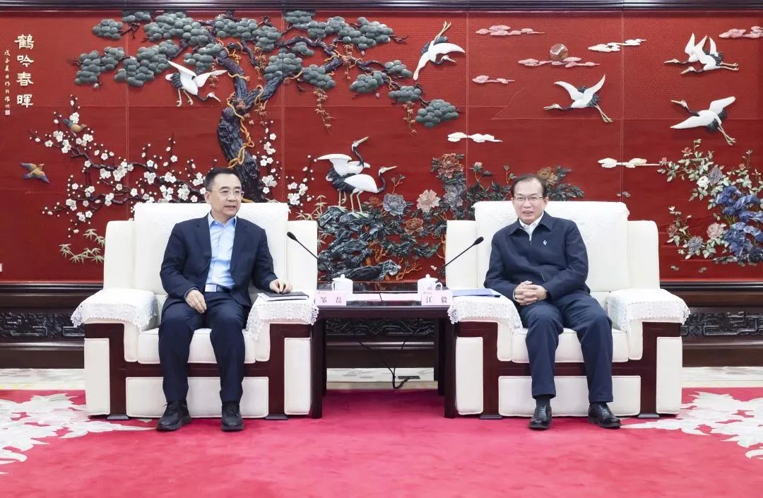 鄒磊、劉明勝拜訪中國(guó)華電董事長(zhǎng)江毅、總經(jīng)理葉向東
