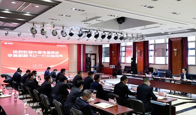 中國電建黨委副書記、董事李燕明到水電基礎(chǔ)局調(diào)研慰問
