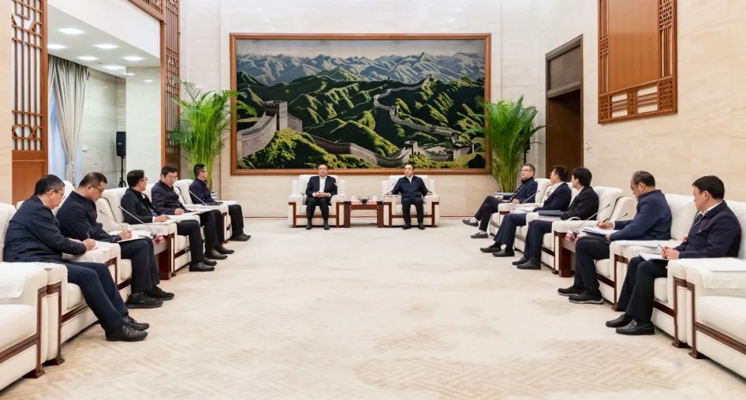 大唐集團黨組書記、董事長鄒磊會見哈電集團黨委書記、董事長曹志安