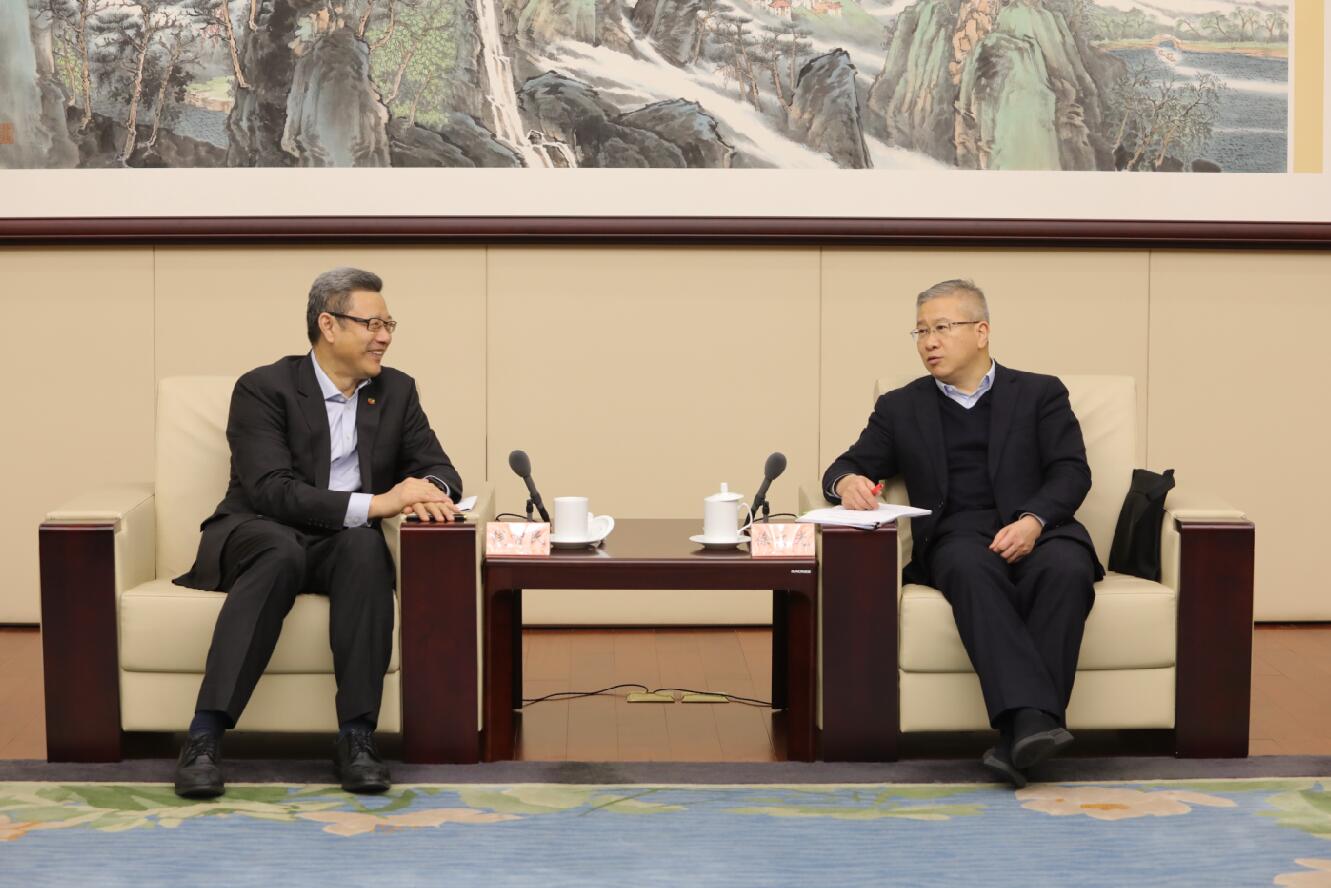 國家電投黨組書記、董事長錢智民拜會浙江省委常委、常務副省長徐文光