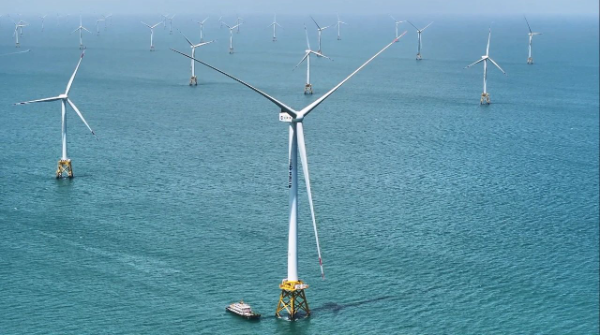 38.41萬千瓦時！全球首臺16兆瓦海上風機創(chuàng)單機日發(fā)電量新紀錄