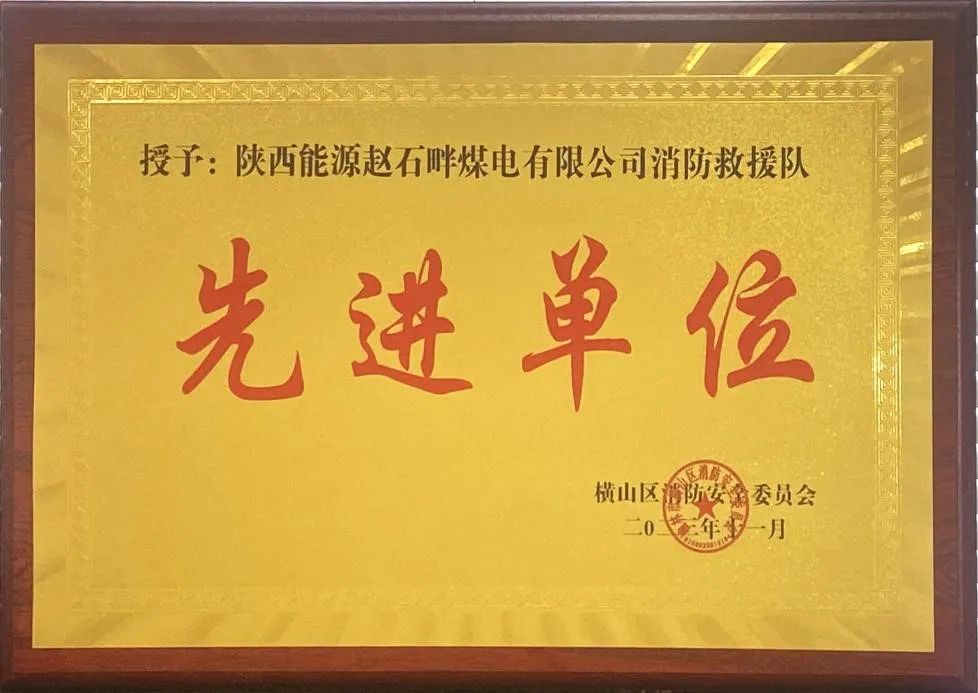 優(yōu)秀！再續(xù)輝煌！陜投集團(tuán)趙石畔煤電消防工作又獲表彰