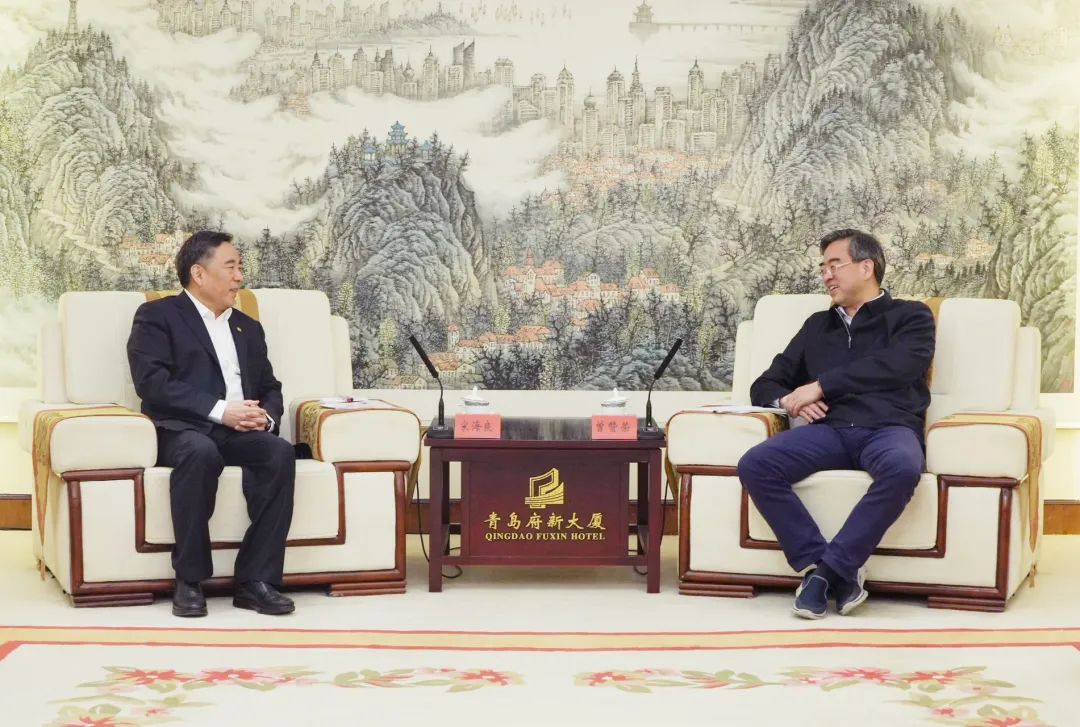 中國(guó)能建黨委書記、董事長(zhǎng)宋海良拜會(huì)山東省委常委、青島市委書記曾贊榮