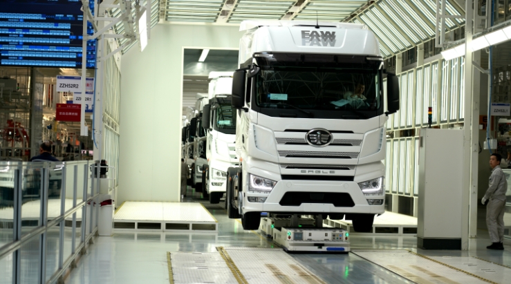 中國一汽1-7月商用車銷量同比增長(zhǎng)16.8%