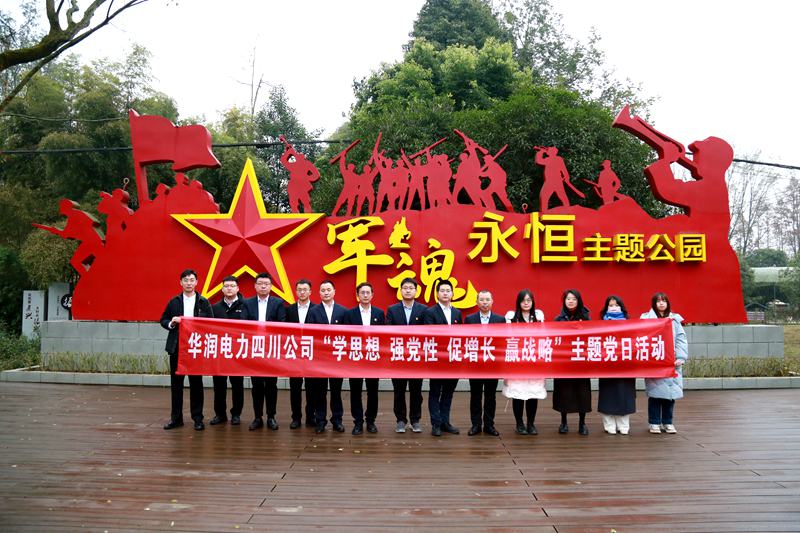 華潤電力四川公司聯(lián)合華潤集團在川企業(yè)開展“學思想、強黨性、促增長、贏戰(zhàn)略”主題黨日活動