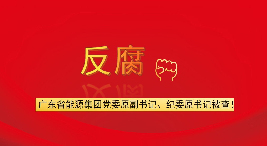 廣東省能源集團(tuán)黨委原副書記、紀(jì)委原書記被查！