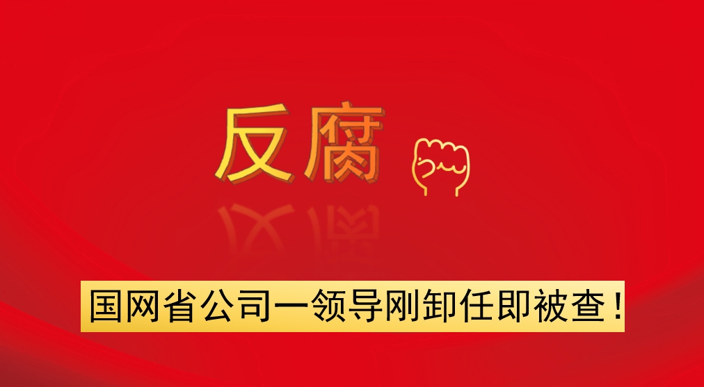 國網(wǎng)省公司一領(lǐng)導(dǎo)剛卸任即被查！